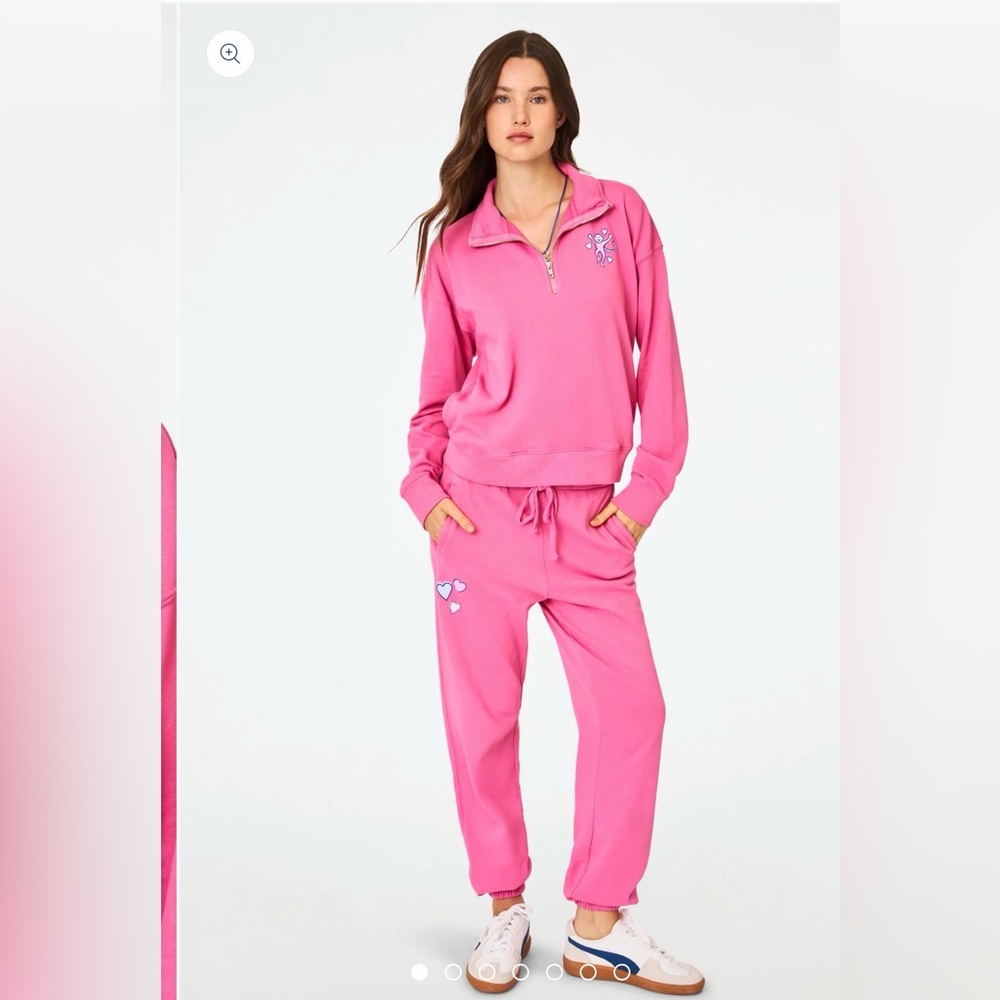 Roller Rabbit Bundle Monkey Love Half Zip Sweatsh… - image 1